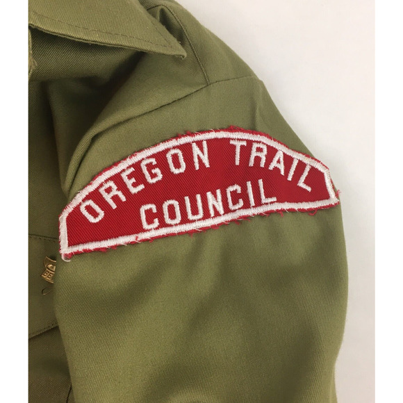 BSA Boy Scouts Official Shirt Long Sleeve Webelos tri color 3 pins - Picture 11 of 16